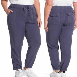 SANCTUARY Lightweight Joggers Slate Blue 2X NWOT